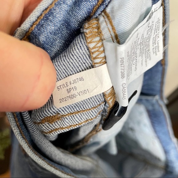 MADEWELL 9" Mid-Rise Skinny Jeans in Comfort Stretch Eco Edition {J32} - Picture 7 of 8